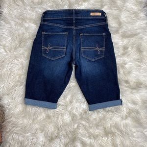 Blue denim jean shorts